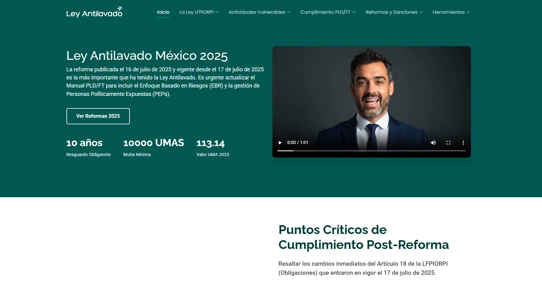 Ley Antilavado - Portal informativo sobre prevención de lavado de dinero